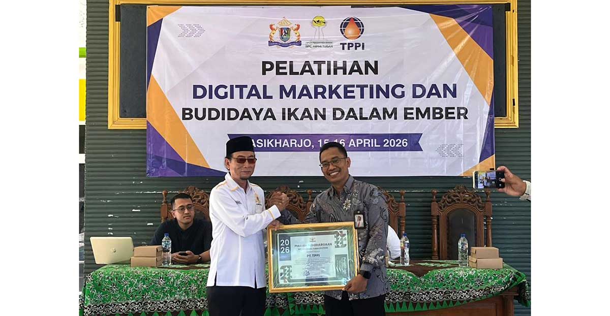 Bersama Kadin dan Hipmi, TPPI Gelar Pelatihan Digital Marketing dan Budikdamber di Tasikharjo Tuban