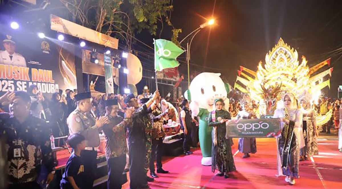 Bupati Pamekasan Lepas Festival Musik Tradisional Daul se-Madura