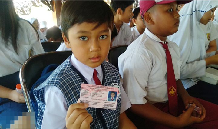 Wabup Pamekasan Launching Kartu Identitas Anak