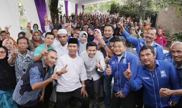 Cawagub Jatim nomor urut 1, Emil Elestianto Dardak terus menguatkan suaranya di daerah Mataraman.