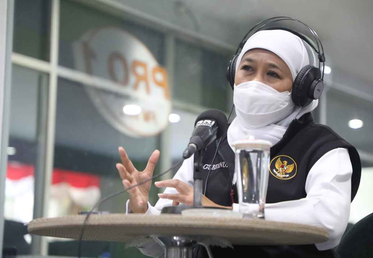 Gubernur Jawa Timur, Khofifah Indar Parawansa.