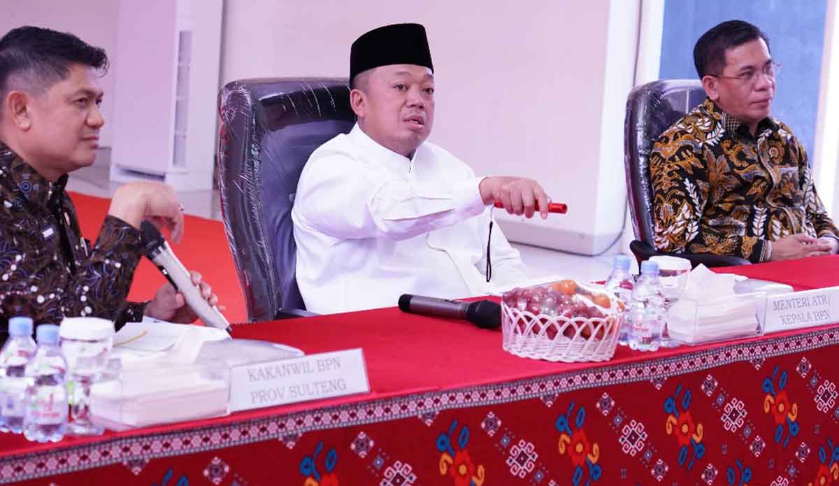 Tingkatkan Pertumbuhan Ekonomi, Menteri ATR/BPN Dorong Produktivitas Tanah saat Kunker di Sulteng