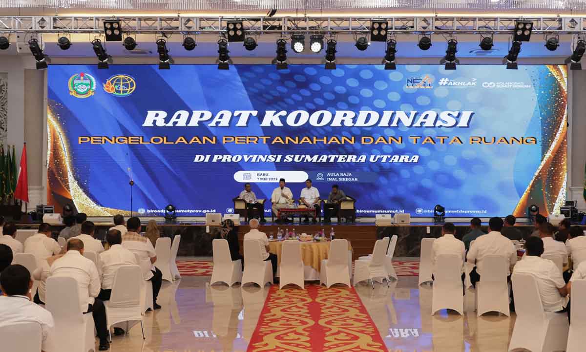 Menteri ATR/BPN dan Pemda Sumut Komitmen Tuntaskan Target 128 RDTR