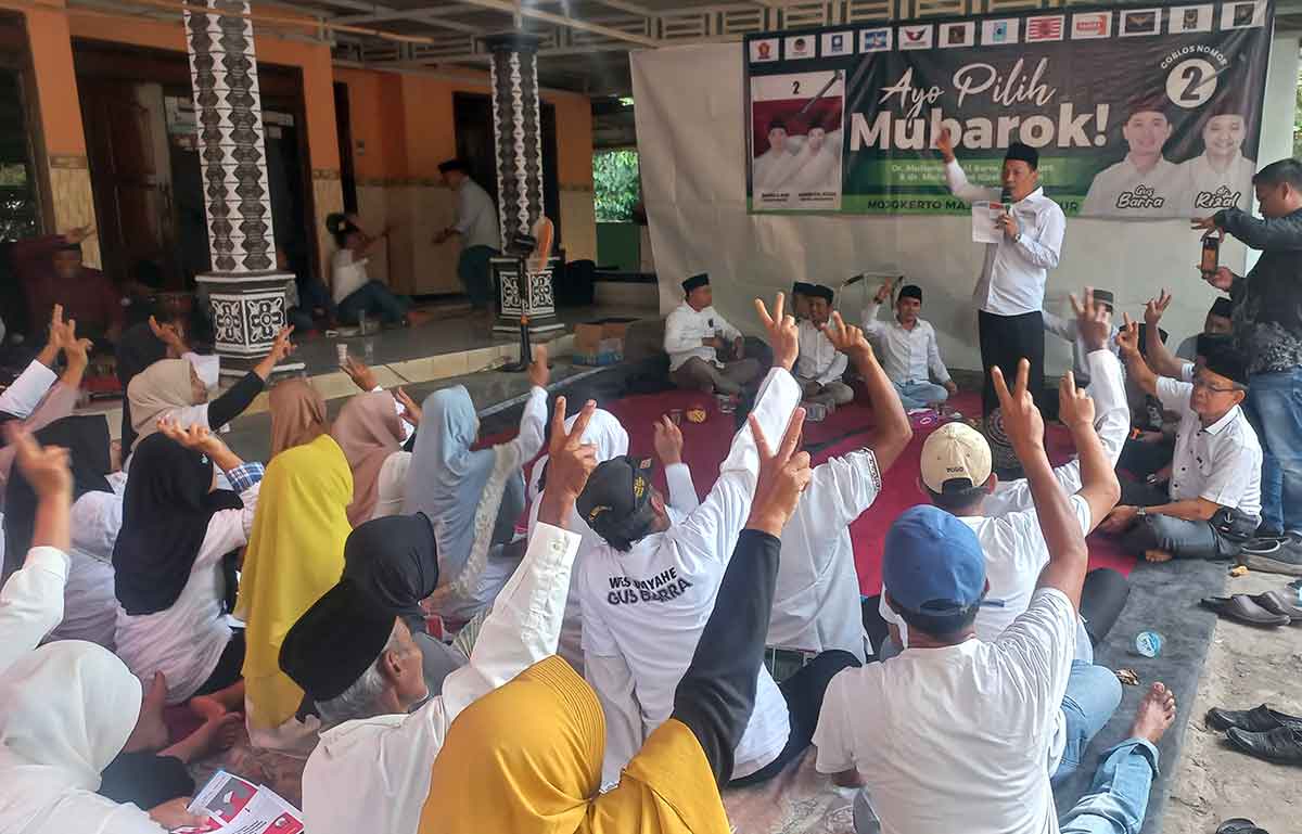 Kampanye paslon Mubarok di hari ke-9.