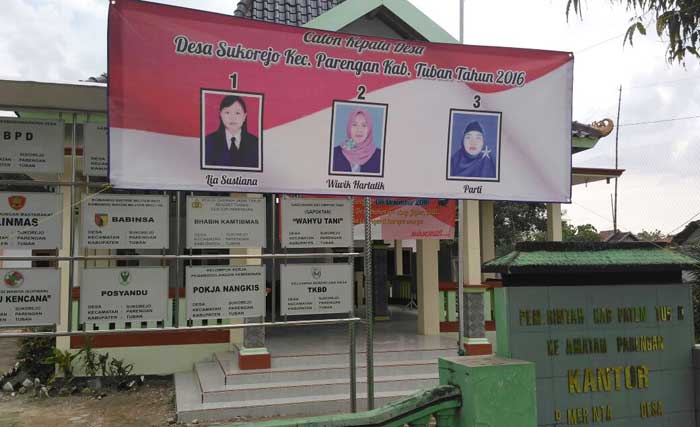 Tiga Srikandi Rebutkan Kursi Kepala Desa Sukorejo, Parengan
