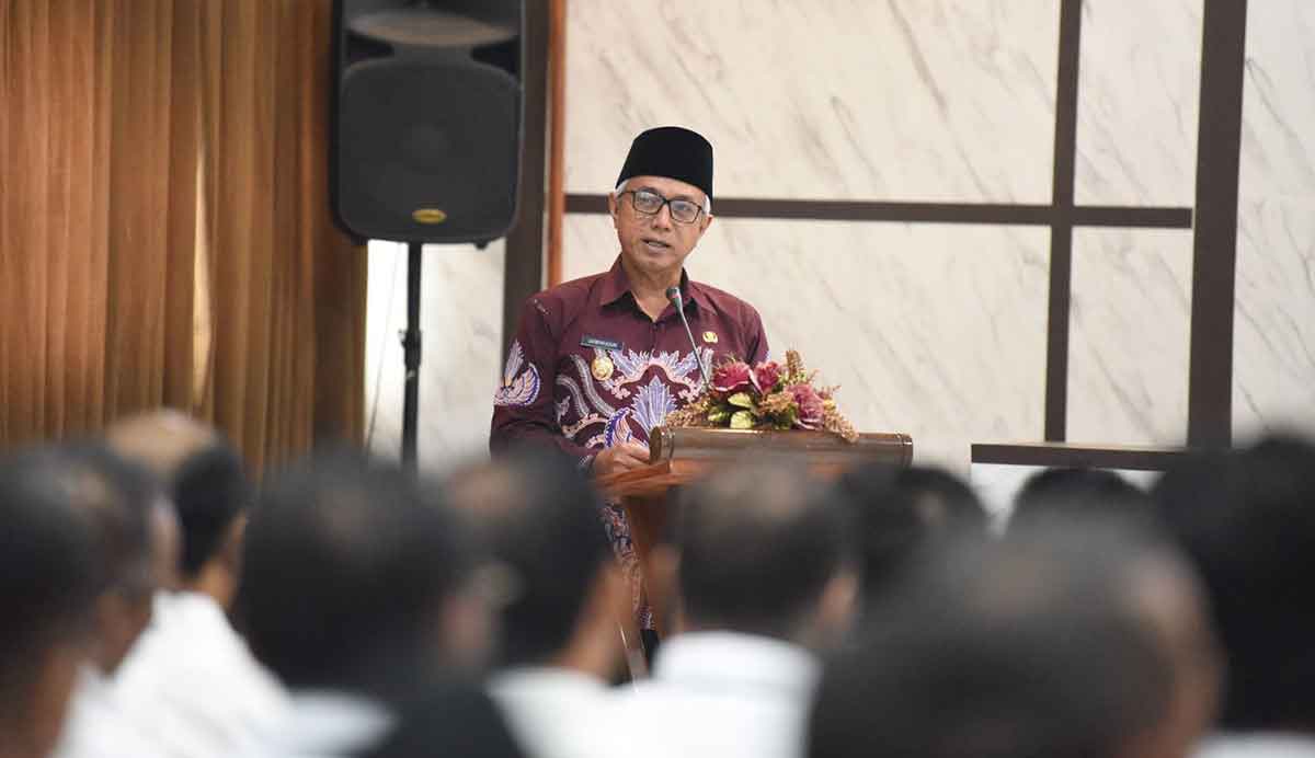 Wakil Wali Kota Kediri saat memberi sambutan. Foto: Ist