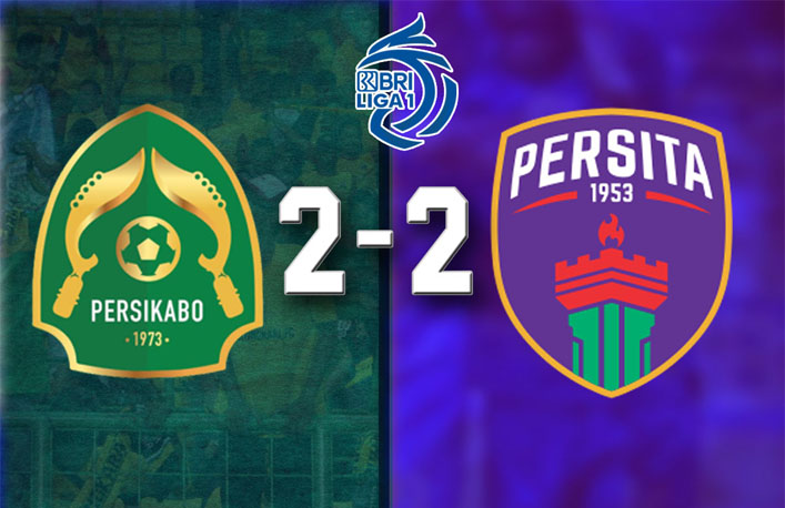 Drama Empat Gol, Persikabo 1973 vs Persita Tangerang Berakhir Imbang