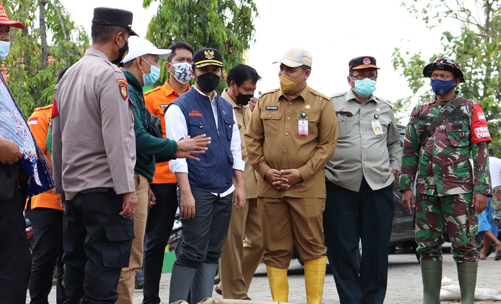 Wagub Jatim Tinjau Kondisi Banjir di Gresik