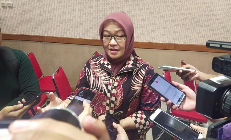 Koordinator Protokol Kesehatan, Gugus Tugas Percepatan Penanganan Covid-19 Surabaya, Febria Rachmanita. foto: YUDI A/ BANGSAONLINE