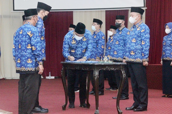Hadiri Pengukuhan Pengurus, Gus Ipul Minta Korpri Kota Pasuruan Bantu ASN Persiapkan Masa Pensiun