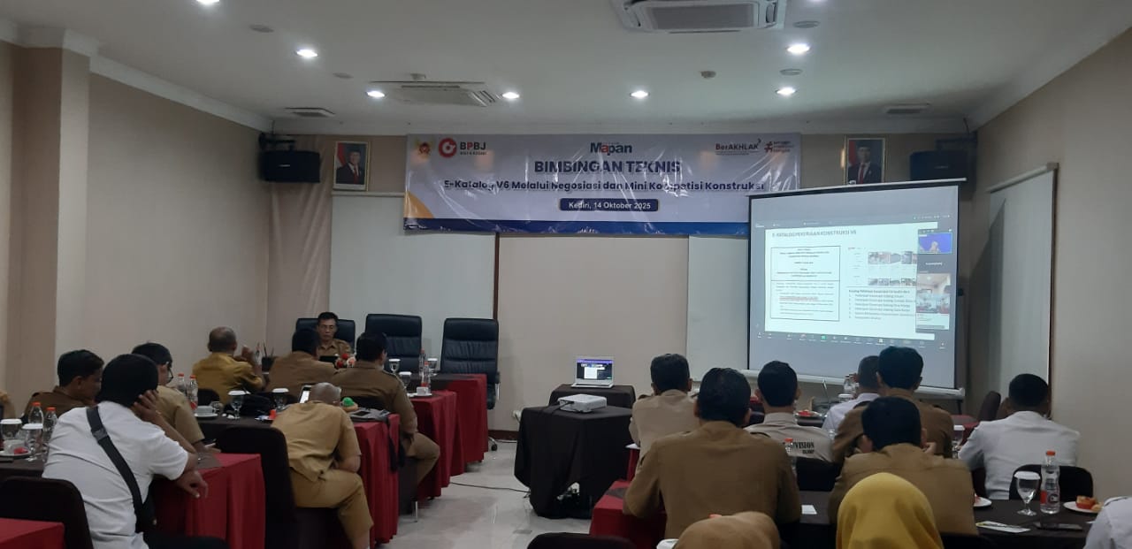 Para peserta saat mengikuti Bimbingan Teknis E-Katalog V6 Mini Kompetisi Pekerjaan Konstruksi. (Ist)