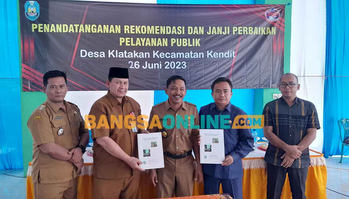 Laksanakan Pengaduan Masyarakat Berbasis Survei, Pemkab Situbondo Apresiasi Kinerja Desa Klatakan