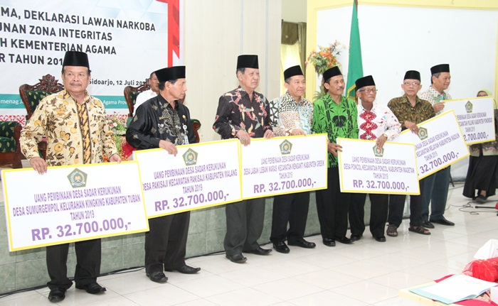 6 Desa Sadar Kerukunan Terima Reward dari Kemenag RI