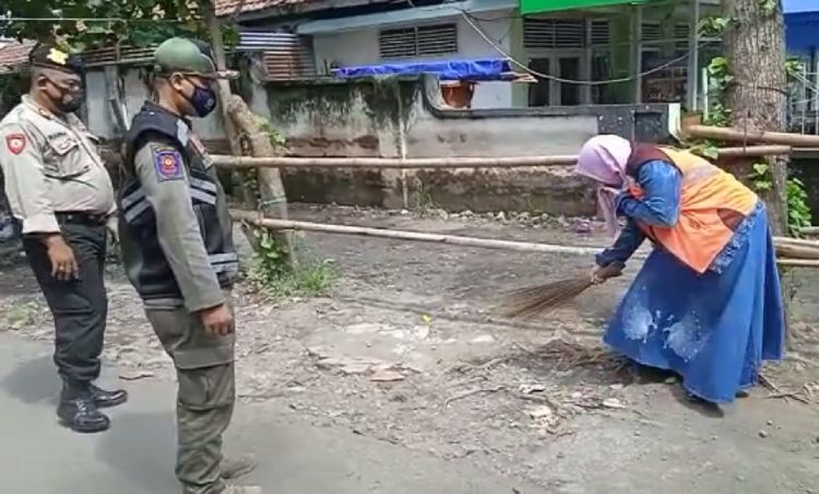 Pemkot Kediri Berikan Sanksi Sosial Bagi Pelanggar Protokol Kesehatan