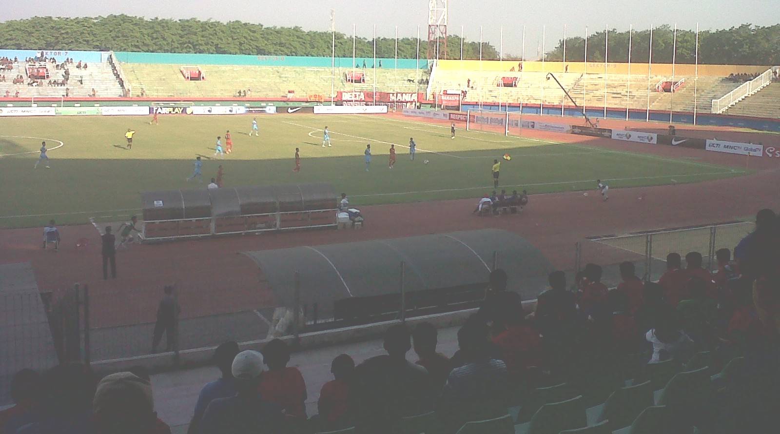Laga Timnas Indonesia Vs Kamboja di GOR Sidoarjo Sepi Penonton