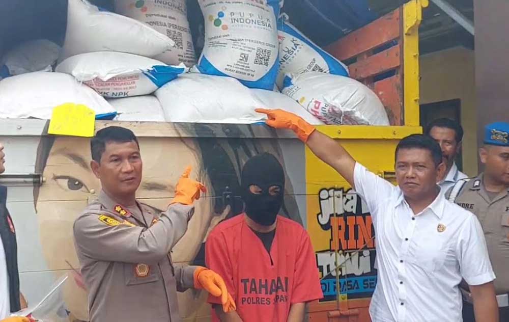 Polres Sampang Gagalkan Penyelundupan 9,6 Ton Pupuk Subsidi, Hendak Dibawa ke Madiun