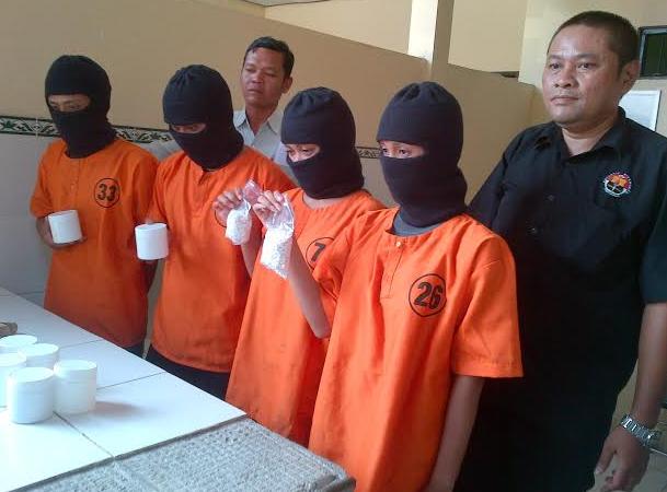 Polres Kediri Ringkus Dua Wanita Sindikat Peredaran Narkoba 