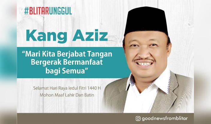 Tebar Banner, Kang Aziz Maju Cabup Blitar, Tapi Nunggu Sikap Politik Bupati Rijanto