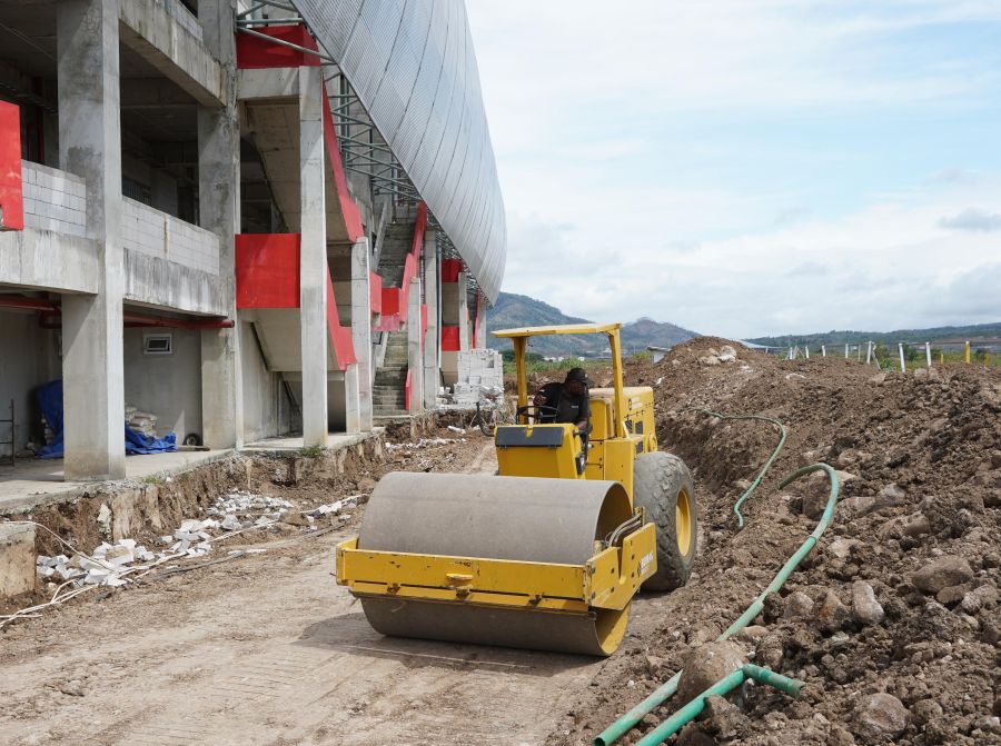 Fokus di Zona A, Pembangunan Stadion GDJ Kediri Tahap Dua Dimulai