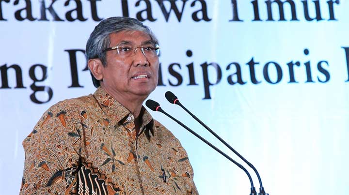 Wakil Menteri Keuangan Republik Indonesia Mardiasmo membuka Musrenbang RPJMD Provinsi Jawa Timur Tahun 2019-2024.