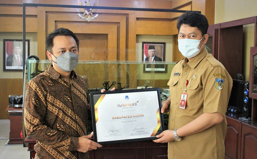 Kabupaten Kediri Raih Penghargaan Natamukti Award 2021