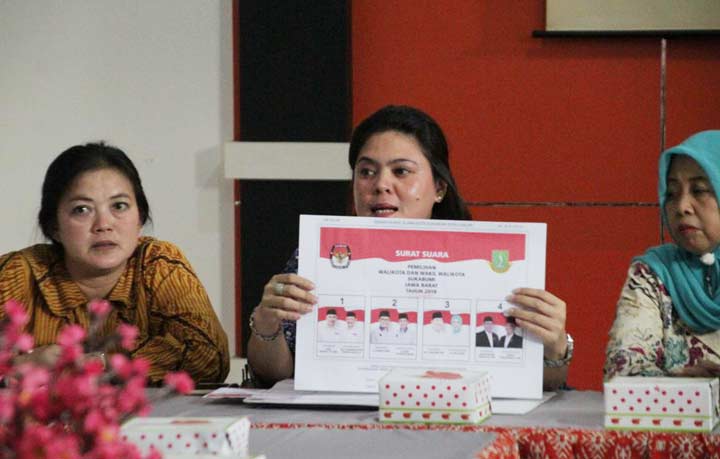 Ilustrasi dummy surat suara.