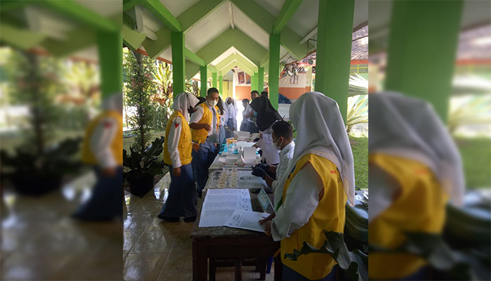 Antisipasi Penyalahgunaan Narkoba, Siswa Baru SMAN 2 Batu Jalani Tes Urine