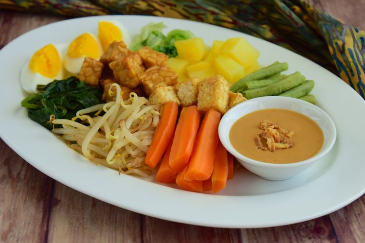 Resep Gado-gado Siram Saus Kacang