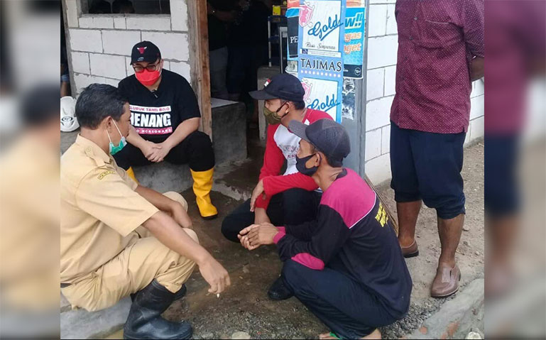 Dhito Tinjau Korban Banjir Tarokan, Siapkan 2 Solusi
