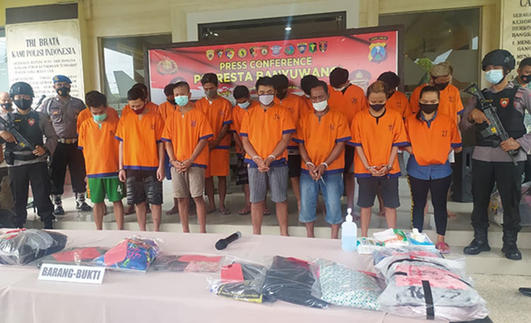 Tancap Gas Awal Tahun, Polresta Banyuwangi Berhasil Ungkap 12 Kasus Kriminal