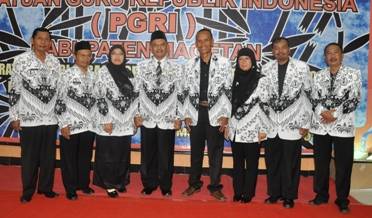 Nursalim terpilih Menjadi Ketua PGRI Magetan Periode 2015 - 2020