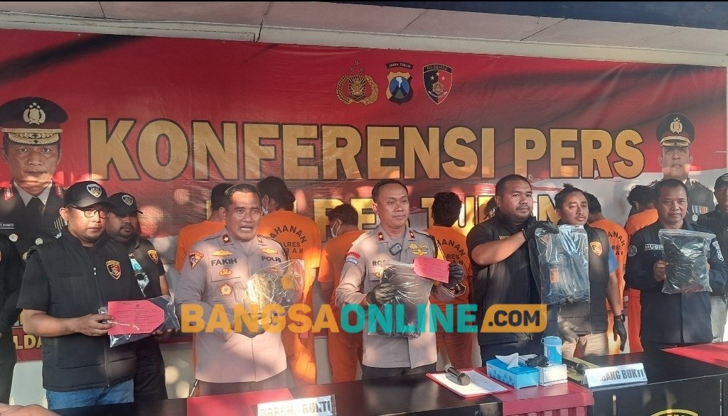 Operasi Pekat Semeru 2025 Masih Berjalan, Polres Tuban Sudah Amankan 8 Pelaku Kejahatan