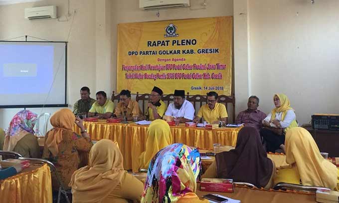 Dapat Persetujuan Provinsi, 50 Bacaleg Golkar Gresik Siap Mendaftar
