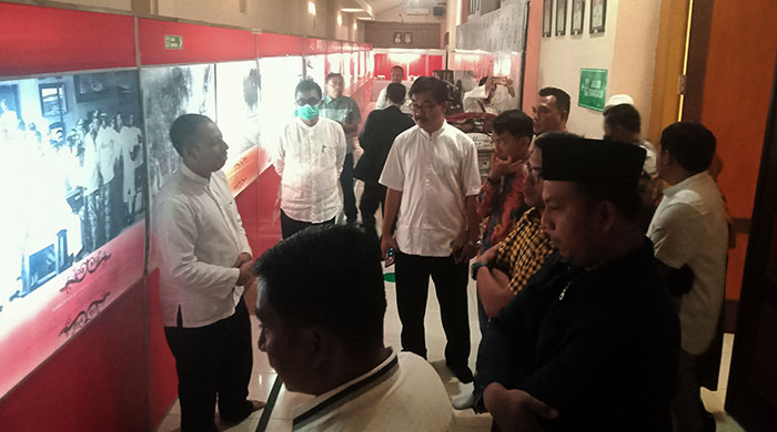 Suasana Museum Probolinggo saat dikunjungi Komisi IV DPRD Pamekasan.