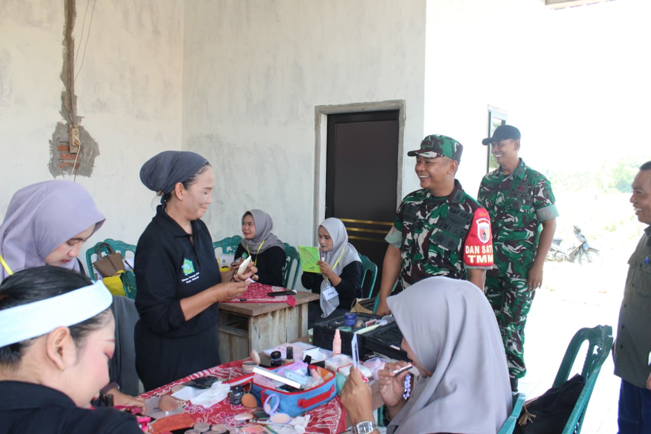 Dansatgas TMMD ke-126 Sidoarjo Pantau Progres Pembangunan di Desa Kedondong Tulangan