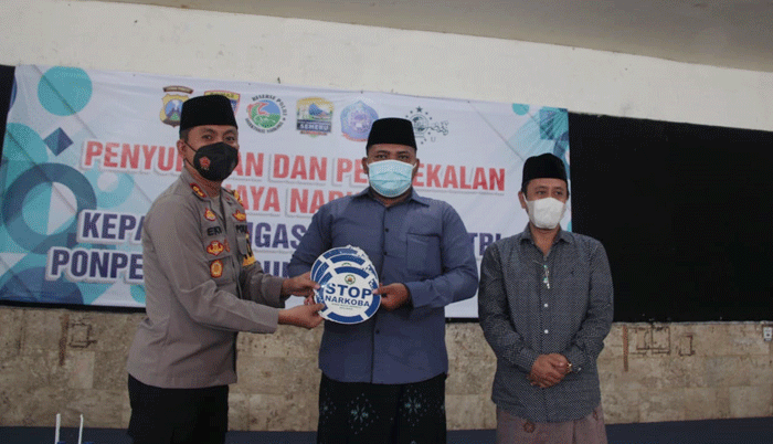 Kapolres Kediri Kota Beri Penyuluhan Bahaya Narkoba kepada Santri Lirboyo