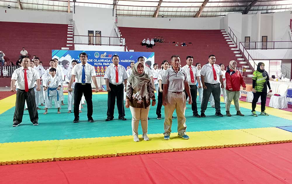 Target Kembali Raih Medali Emas, Dispendikbud Kota Pasuruan Gelar Olimpiade Karate/Silat