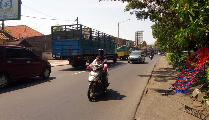 Lokasi parkir mobil korban saat dibobol pencuri.