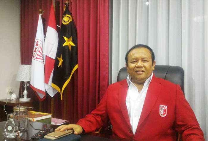 Irjen Pol (purn) Hadiatmoko, Ketua Dewan Pimpinan Provinsi (DPP) Partai Keadilan dan Persatuan Indonesia (PKPI) Jawa Timur.