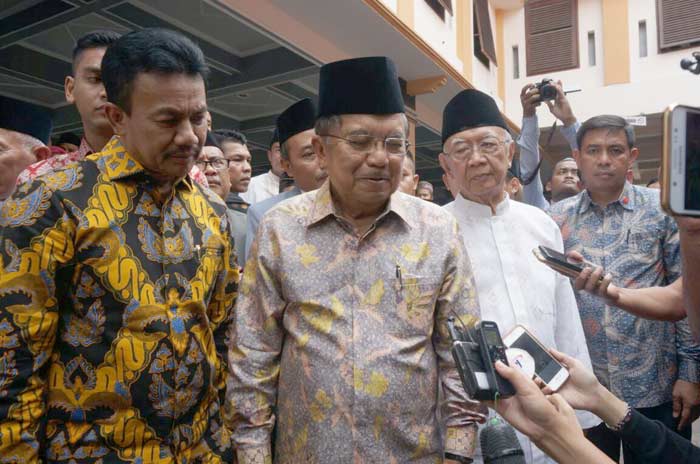 Temui Gus Solah, Wapres JK Cerita Perkembangan Islam Dunia