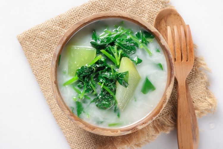 Cara Masak Sayur Bobor Kangkung Tanpa Santan, Pakai Susu Kedelai Tawar