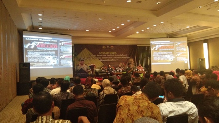 Ciptakan Kamtibmas Dunia Siber, Polri Gelar Pemantapan Cyber Troops  di Polda Jatim