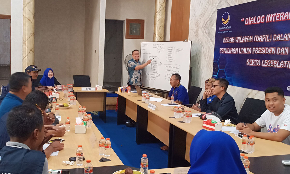 Target 12 Kursi di Pemilu 2024, Nasdem Gresik Bedah Dapil