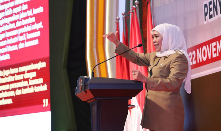 Gubernur Khofifah Minta Penggunaan DIPA Tak Hanya 'Sent' Tapi Harus 'Delivered'