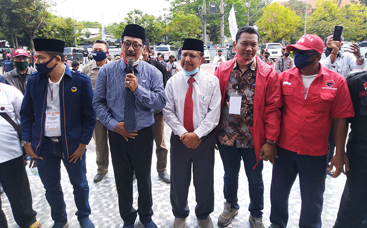 Hari Pertama Pendaftaran Pilkada Lamongan 2020, Suhandoyo-Suudin Resmi Mendaftar
