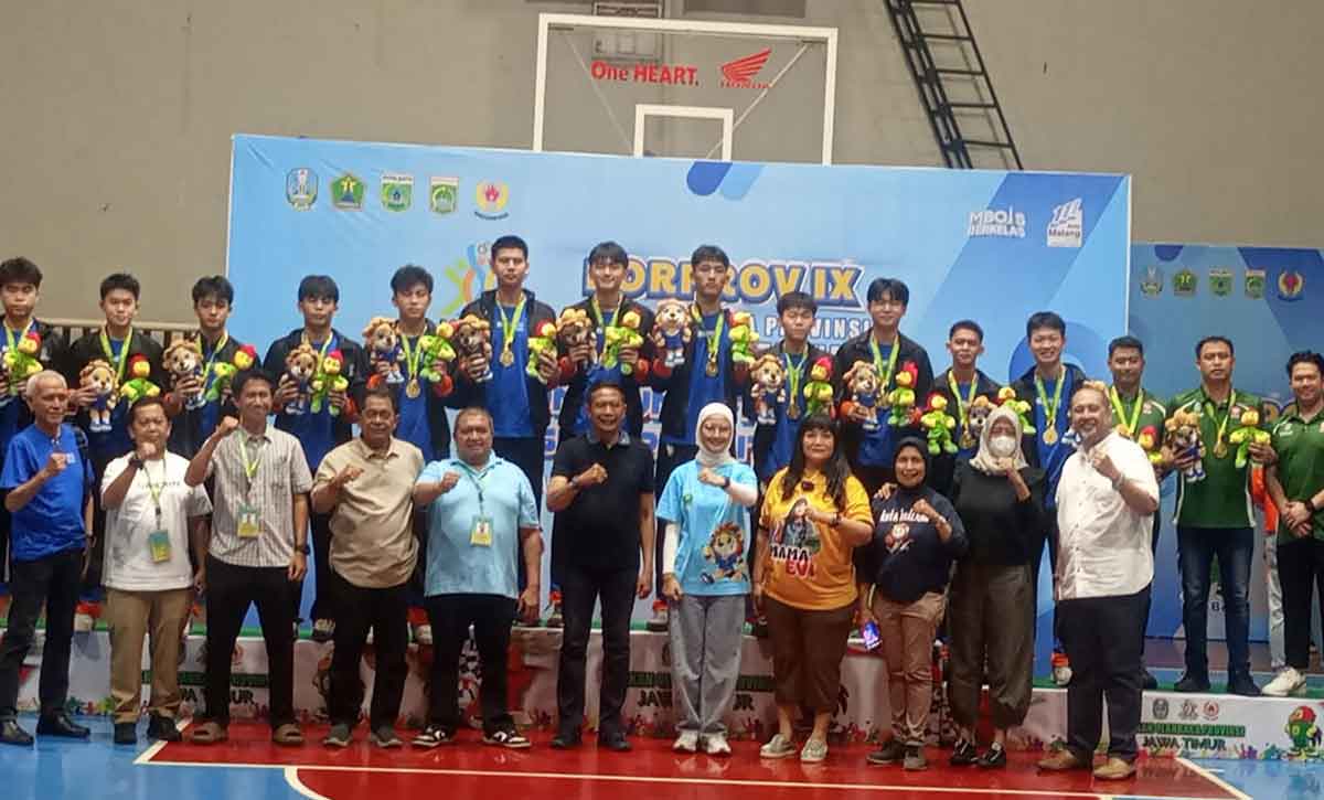 Tim Basket Kota Malang Raih 2 Perak di Final Porprov IX Jatim 2025