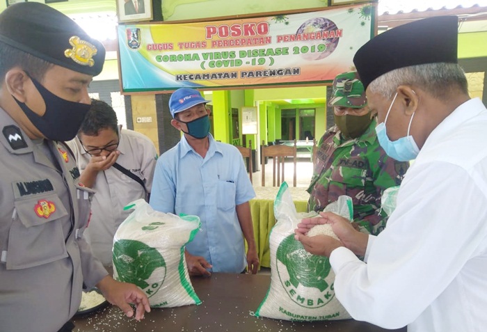 Pakai Teken Berita Acara, Kualitas Beras BPNT di Parengan Tuban Semakin Bagus