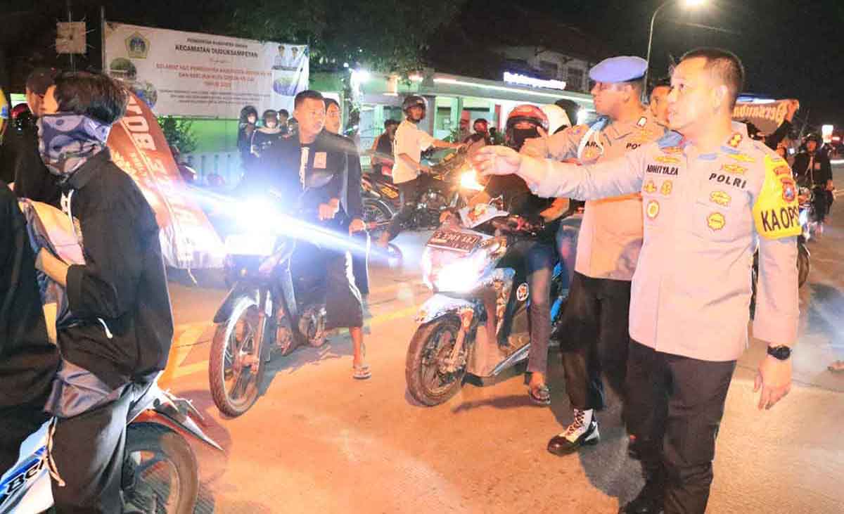 Konvoi, 26 Simpatisan Perguruan Silat Diamankan Polres Gresik