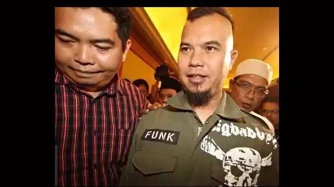 Ahmad Dhani saat menghadiri silaturahmi calon Gubernur DPD Gerindra belum lama ini.