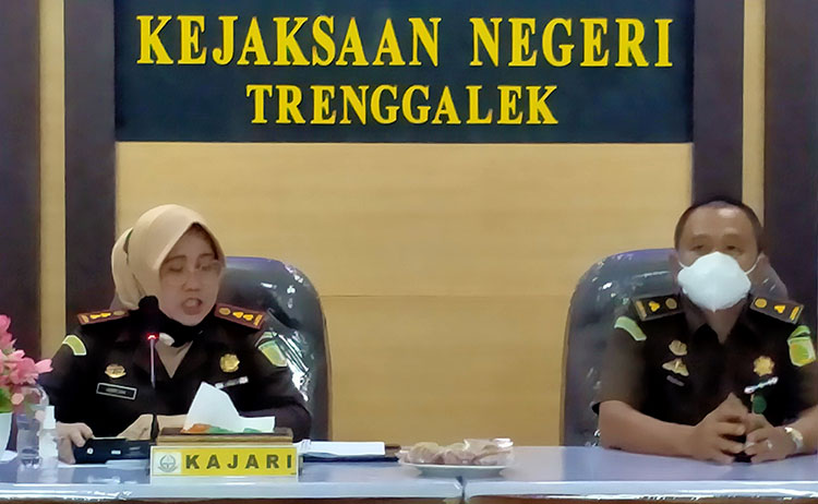 Kejari Trenggalek Beberkan Sejumlah Capaian Kinerja Selama Tahun 2020